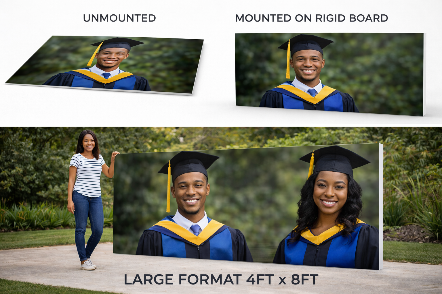 Large Format Print Mounting (Rigid Board)