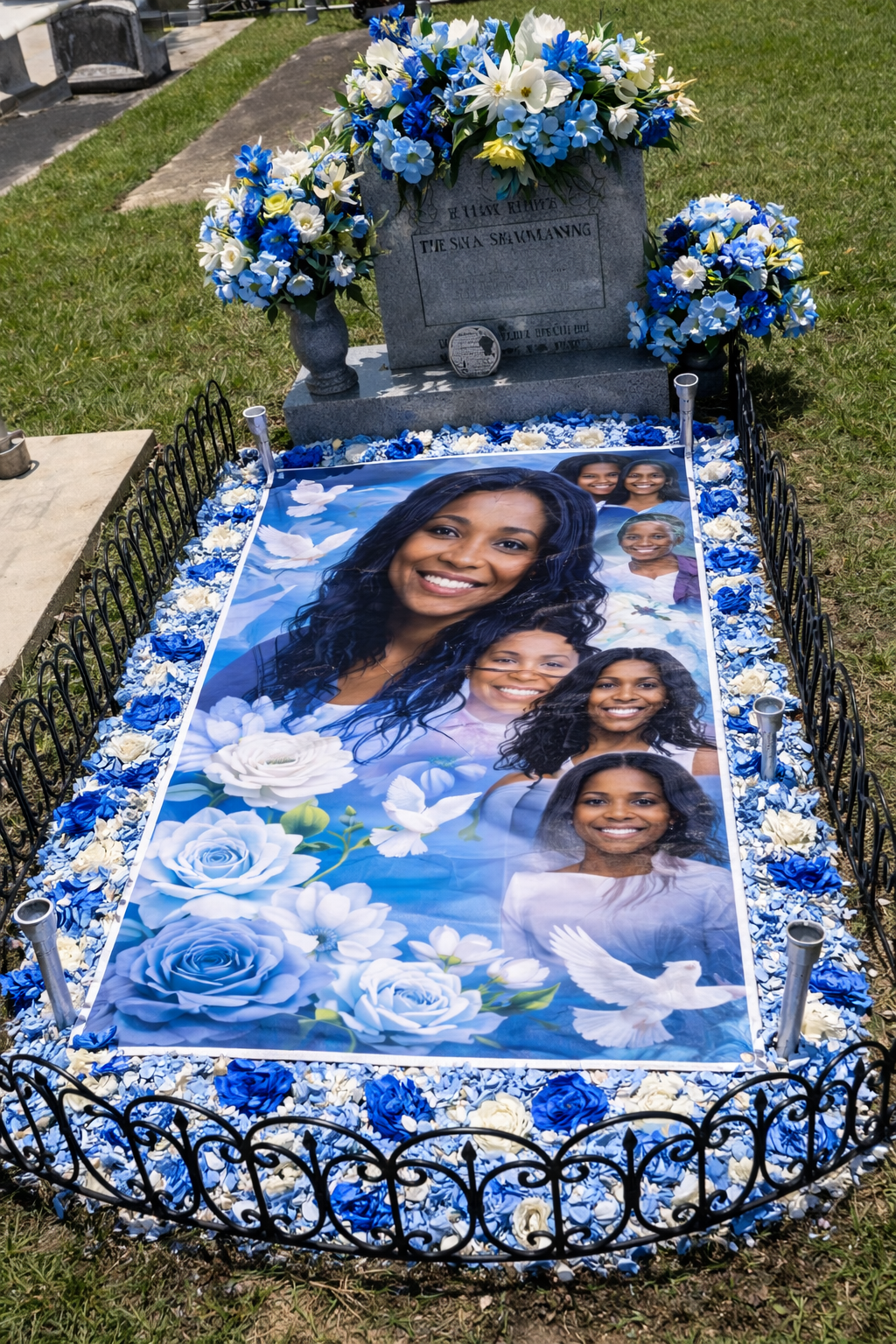Grave Blankets (Waterproof Vinyl Memorial Covers)
